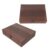 Alasum Wood Storage Box Wooden Jewelry Organizer and Trinket Box with Hinged Lid and Lock 2pcs Solid Construction Brown Easy to Open and Close for Home Storage or Bedside Use