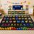 AlaTyche Classroom Rug Elementary 7×9 ft with Alphabet Crayon Number