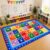 AlaTyche Classroom Rugs Elementary 6’7”x8’7” Educational Rug Blue