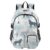 ALAZA Animal Wolf Backpack with Mulitiple Pockets for School Travel Outdoor College, 17.5 inch Laptop Backpack for Men and Women