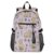 ALAZA Cute Capybara Purple Flowers Backpack Travel Laptop Backpack Purse for Women Men Teens Girls School Bag College Bookbag Water Resistant Casual Daypack 50