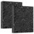 ALAZA Grey Black Leopard Print Pattern 3 Ring Binder 1.5 Inch Three Ring Office Binders w/clipboard & 3 Pockets, Hold 200 Sheets, 1 pc