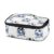 ALAZA Soccer Blue Bow Small Insulated Lunch Box for Adult Kids Portable Mini Reusable Cooler Lunch Bag with Handle for Work School Travel