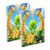 ALAZA St Patrick’s Day Clover Notebook Journals Spiral Hardcover 2 Pack 5.7×8.3 Inch
