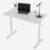 ALEVINE 23.6″ x 39.4″ White Wood Top, White Legs Adjustable Study Desk