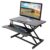 ALEVINE Black Adjustable Standing Desk Converter with Keyboard Tray