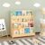 ALEVINE Neutral 31.5″ 4-Tier Kids Bookshelf, Montessori Book Organizer