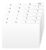 Alfion 4×6 Index Card Alphabet Tab Dividers 24 pcs (White)