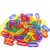 Alianm Plastic C Clips Hooks Chain Links 800Pcs Vibrant Plastic Chain Links Bird Supplies for Parrots Cockatiels Lovebirds Swing Bridge Rest Exercise Decor