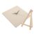 Alianm Wooden Clock Face 2 Pack Blank Wood Wall Clock DIY Kit Unfinished Square Dial Plate 30cm for Painting Craft