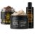 ALICEMERA Men’s Face Scrub, Body Scrub & Body Oil Bundle, 3-Piece
