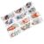 Alideco 4pcs Decorative Adhesive Tapes Vintage Fashionable Girl Washi Paper Tape Great for Bullet Journal Supplies, Arts, Scrapbook, DIY Crafts, Planners (shenghuoyuyin)