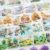 Alideco 6pcs Decorative Adhesive Tapes Landscape Gardening Washi Tape Great for Bullet Journal Supplies, Arts, Scrapbook, DIY Crafts, Planners (manbushanlin)