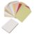 ALIESTFDNO 100Pcs Round Corner Pearlescent Cardboard 15x10CM Glittery Cardstock Paper with Natural Texture for DIY Craft Invitations and Envelopes