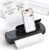 Alinayee Portable Thermal Printer, Wireless & Bluetooth Mini Inkless Printer for Travel, Office, Home, Supports 8.5x11inch, Compatible with iPhone, Android, Laptop| Light Black