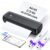 Alinayee Portable Thermal Printer, Wireless & Bluetooth Mini Inkless Printer for Travel, Office, Home, Supports 8.5x11inch, Compatible with iPhone, Android, Laptop| Black
