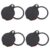 Alipis 4pcs Sturdy Mini Magnifier 10x Foldable Handheld Dual Lens Magnifier with Artificial Leather Cover for Young Explorers Hobby Use