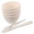 Alipis Professional Facial Mask Tool Kit with 4 Curved 300ml Silicone Mixing Bowls and Brush Spatula Set for Spa and Salon Use, Temperature Resistant Skincare Mixing Bowl Minimizing