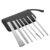 Alipis Professional Pedicure Knives Set 7pcs Stainless High Manganese Steel Nail Care Tools with Pu Storage Bag for Cleaning Hands and Feet and Removing Calluses, Suitable for Family