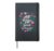 All Bodies Are Good Bodies Positive Affirmation Floral Hardcover Journal, Black