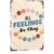 All Feelings Are Okay Mental Health Inspirational Quote Metal Sign 8×12 Inch, Funny Aluminum Wall Decor for Living Room Bedroom Classroom Office Therapy Room Kids Playroom Wall Decor