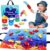 All in 1 Cloth Fishing Game with Stacking Cups, Learn Count and Sort Colors