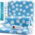 ALLJOY Heating Pad for Back Pain Relief, Flower Soft Heating Pad for Period Cramps, Birthday Gifts for Women Mom, Heating Pad for Back Shoulder Neck Leg, 24″ x 11″,Blue