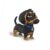 alltogetho 9inch Long Dachshund Model Micro Mini Building Blocks Set
