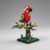 alltogetho Scarlet Macaw on Pink Flower Tree Micro Mini Building Blocks Kit – 900 Pieces, Desk Decor Parrot Model & Macaw Toy for Kids 8+, Adult Relaxation Hobby