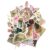 allydrew Decorative Scrapbooking Washi Stickers, DIY Crafts for Stationery, Diary, Card Making (60 pcs), Romantic Vintage