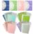 allydrew Textured Scrapbook Paper and Mesh Fabric Supplies Set, Decorative Paper Kit for Scrapbooking, Junk Journals, Card Making (Set of 4)
