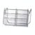 Almencla Desk Pen Holder Rotating Organizer Stationery Organizer Desktop Caddy Office Organizer with 360 Degree Flip and Large Capacity Sections Transparent, White