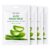 Aloe Sheet Mask 4 Pack, Korean Face Mask for Hydrating and Soothing Skin