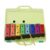 Alomejor 8 Note Xylophone Colorful Glockenspiel with Metal Plates and Plastic Case Removable Resonator Bells with 2 Mallets for Kids Children Music Learning Home Classroom