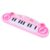 Alomejor Kids Electronic Piano Keyboard Plastic and Metal Electronic Piano Toy 12 Keys Dual Music Modes Smooth Edge Design for Children Over 3 Years Old Home Play (Pink)