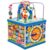 Alomejor Wooden Activity Cube, Multifunctional, Counting Beads and Shape Sorter, Bead Maze Activity Cube,Preschool Learning, for Toddlers 1 2 3 Year Old