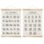 Alphabet and Numbers Wall Chart Set of 2,Toddlers Educational Posters,Alphabet and 1-20 Number Learning Banners for Preschool Classroom Homeschool Nursery Playroom,Kids Room Decor 14×18.5 Inch (Black)