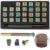 Alphabet Stamp Punch Set, 27 PCS Capital Letter Stamp Punch Set, 6 mm Leather Craft Letter Stamping Tools, Imprinting Letter Stamp for Leather Art DIY Craft Tool Kit, with Foam Slots