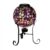 Alpine Corporation GRS647A-SLR Solar Mosaic Gazing Globe w/Stand, Décor for Garden & Patio, 10”H Ball & 14”H Stand, Pink