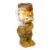 Alpine Corporation SLL2606SLR-HH Solar-Powered Tiki Statue with Lights, Solar Tropical Tiki Garden Statue, 9″ H, Multicolor
