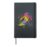 Alpine Skier Winter Sports Nordic Skiing Hardcover Journal, Black