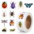 Alrhso 500 Pack Bug Stickers Insect Animals Stickers Cute Bug Insect Sticke