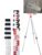 Aluminium Survey Staff Telescopic Measuring Pole Height Rod for Building