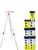 Aluminium Telescopic Survey Staff Measuring Pole with Tripod Height Rod