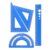 Aluminum Alloy Geometry Set for Students and Designers, Blue