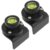 Aluminum Builders Grade Rod Bubble Level for Upright Position of the Rod Pole Staff, Compatible with Topcon, Leica, Seco, CST/Berger, Johnson, Nedo, NWI and More (2PCS, Green)
