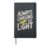 Always Chasing the Light Motivational Quote Design Hardcover Journal, Black