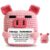 Always Remember Inspirational Gifts for Friends Daughter, Emotional Support Handmade Crochet Pig with Encouragement Card for Birthday Christmas, Positive Pocket Hug Desk Decor Ornament for Women