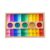 Amagogo 40 Pieces Rainbow Building Blocks Acrylic Cubes Stacking Game Educational Toy with Wooden Storage Box Suitable for Sensory Training Early Childhood, 35pcs