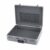 Amagogo Aluminum Storage Case Lock Box Organizer Briefcase Holder with Double 3 Digit Locks and Scratch Resistant Lining suitable for home use office organization travel, Titanium Gray, L P-lock